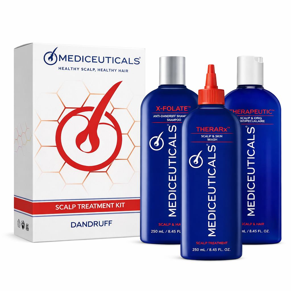 Mediceuticals Dandruff Scalp Treatment Kit – zestaw na łupież i swędzenie (ŁZS, łuszczyca)